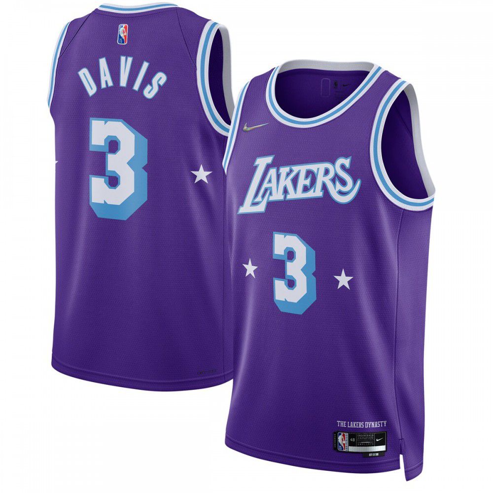 Anthony Davis Los Angeles Lakers 2021/22 Swingman Jersey - City Edition - Purple-Pro Kit Vault | Brand New 26/27 Sports Jerseys